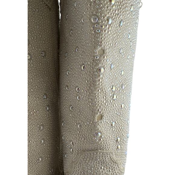 Bachelorette Western Cowboy Tall Pearl Sparkly Boot Pull On Pointed Toe Size 11M - Picture 7 of 9